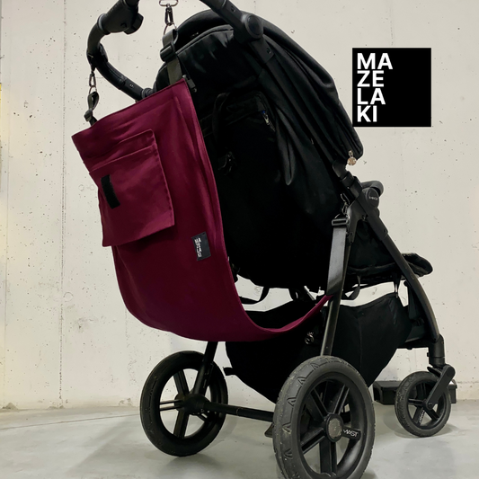 Kinderwagen Hängematte Burgund