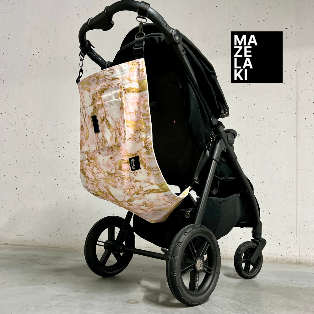 Stroller Hammock Marbled Gold